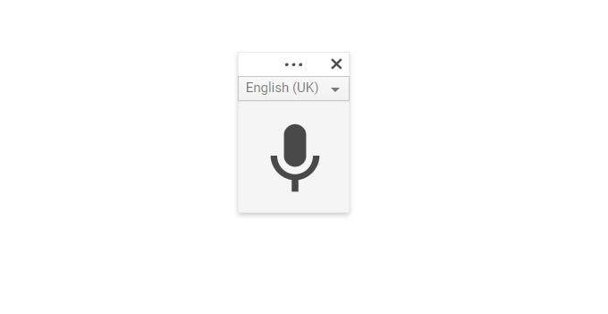 google workspace voice typing