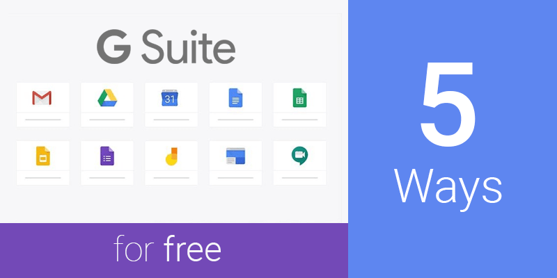 how to get g suite for free