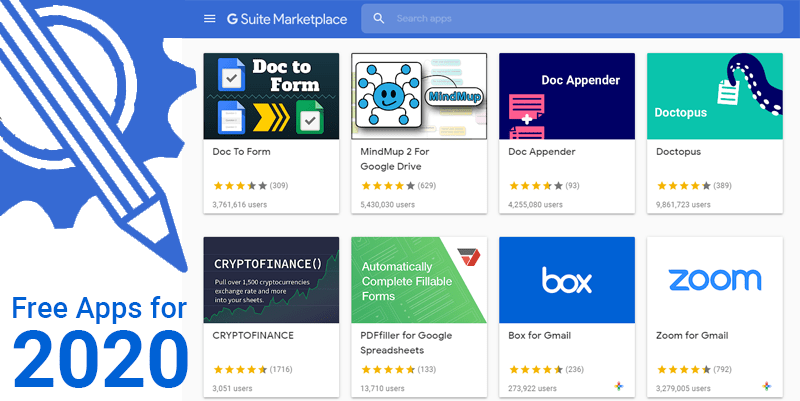 free g suite marketplace apps