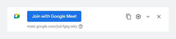 google meet unique link