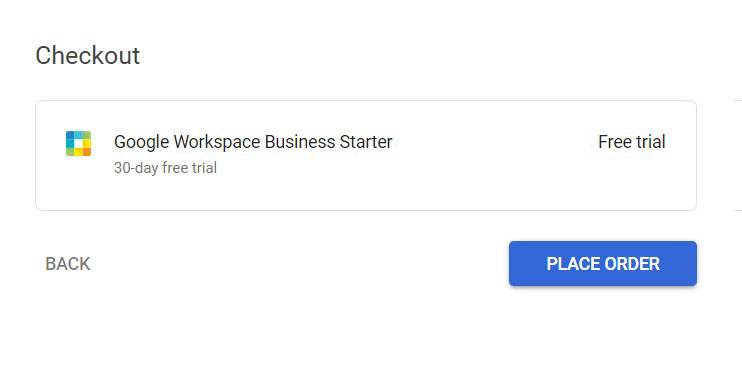 free google workspace trial